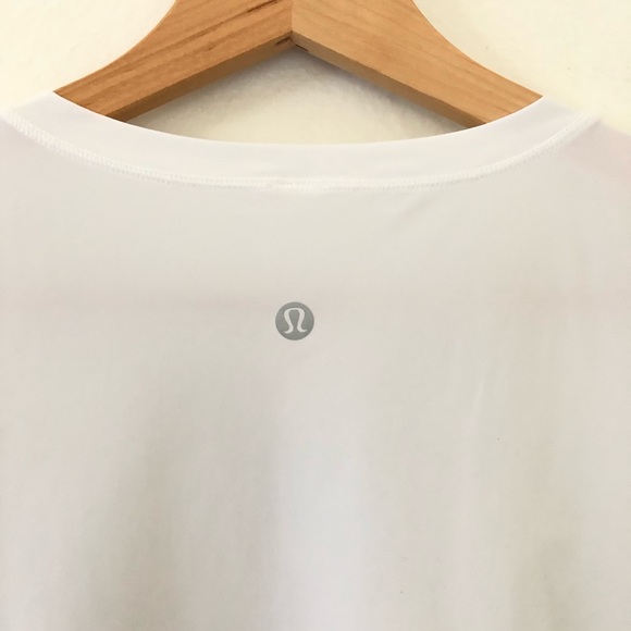 Lululemon Just Pleat It Short Sleeve Top White - Picture 7 of 8